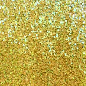 Neon Yellow 2Mm Cup Shape Sequin On Mesh Tulle Fabric